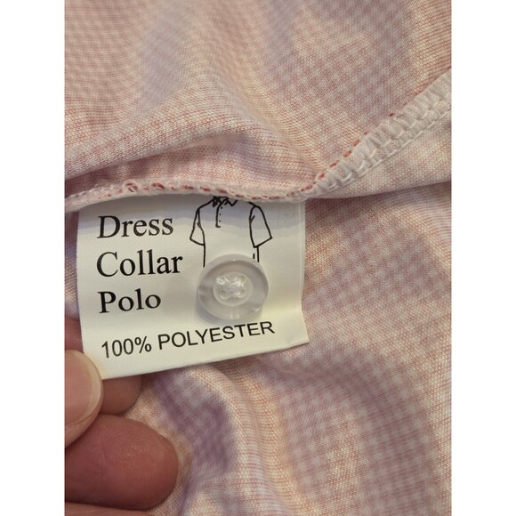 NWT Collars & Co XL-Tall Red Houndstooth Dress Collar Performance Shirt - Picture 6 of 7